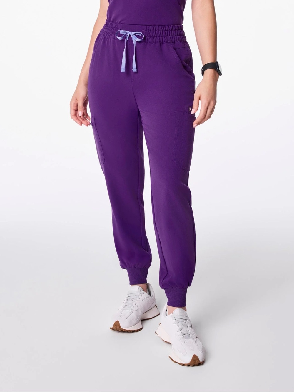 FIGS Women's Digital Grape High
Waisted Uman Relaxed -
Jogger Scrub Pant XS